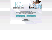 Tablet Screenshot of cesarsantos.org.br